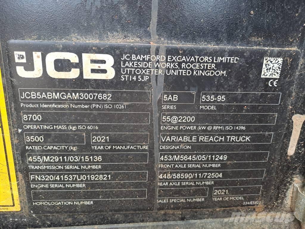 JCB 535-95 テレスコーピックハンドラー