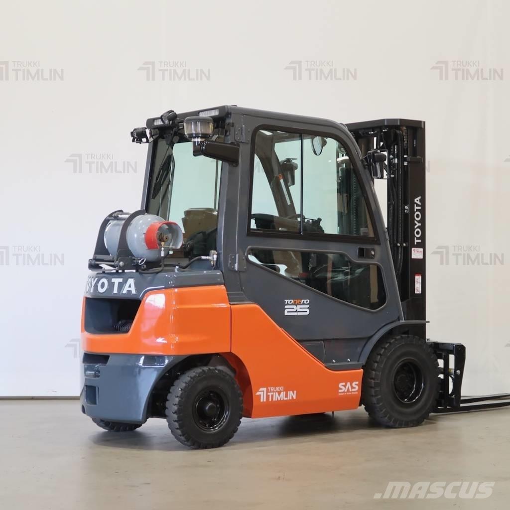 Toyota 02-8FGF25 LPGフォークリフト