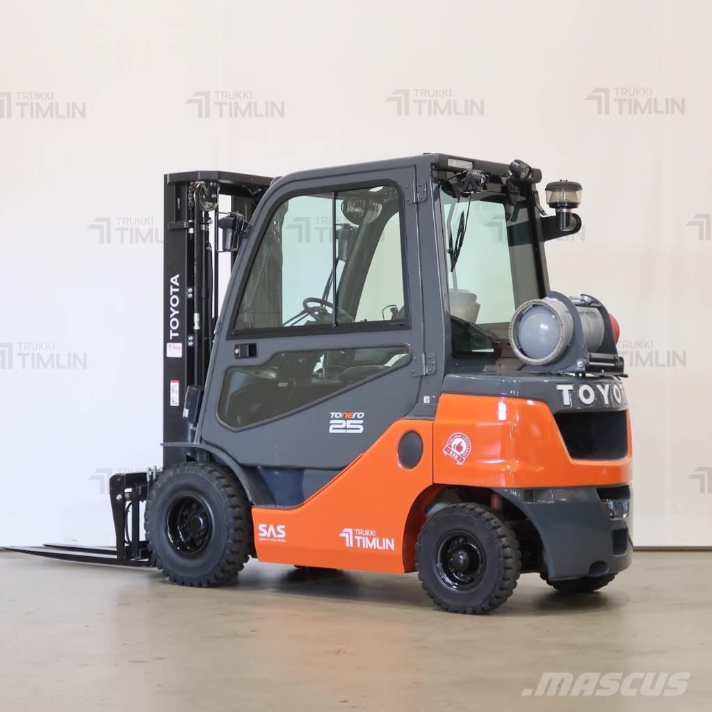 Toyota 02-8FGF25 LPGフォークリフト