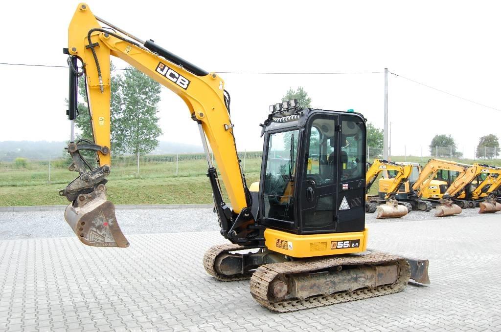 JCB 55Z-1 Aircon ミニ油圧ショベル 7t以下（ミニユンボ・ミニディガー）