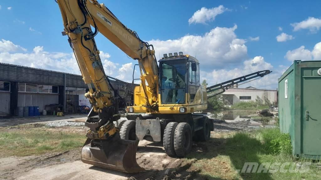 Komatsu PW 140-7 ホイール式油圧ショベル（パワーショベル・ユンボ・バックホー）