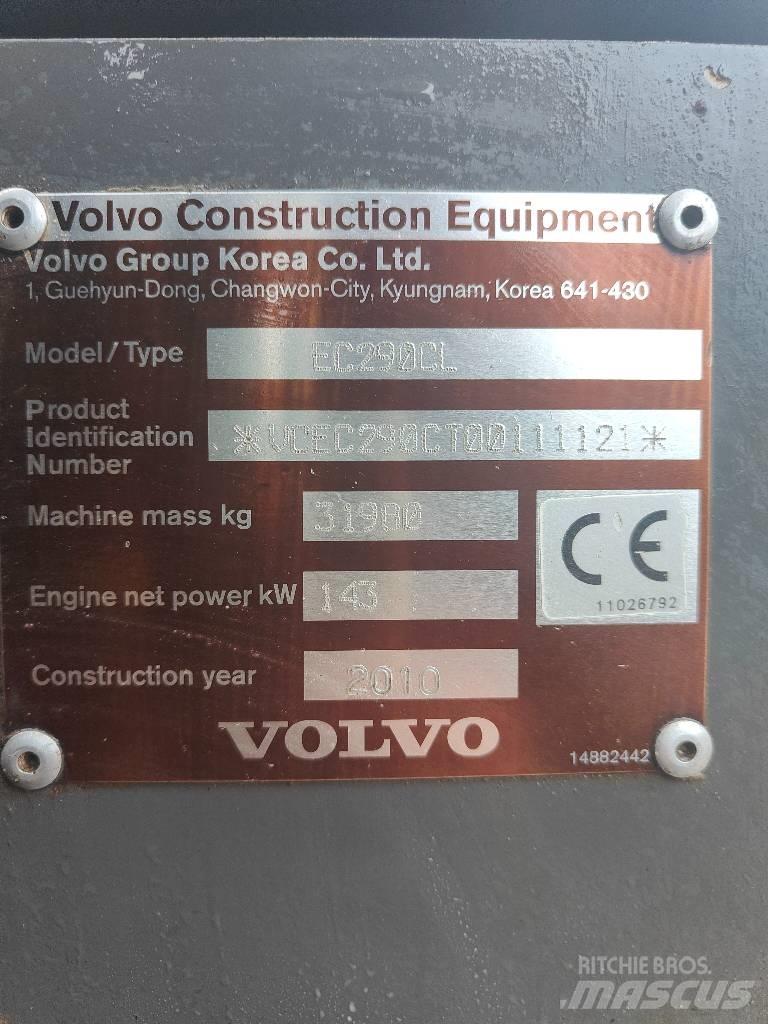 Volvo EC 290 C L 大型油圧ショベル12t以上（パワーショベル・ユンボ）