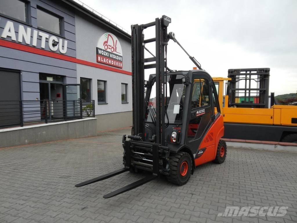 Linde H25T-02 LPGフォークリフト