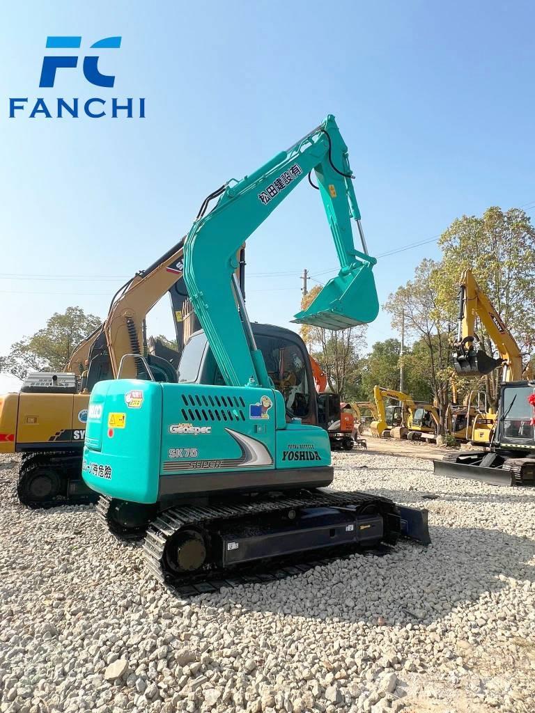 Kobelco SK 75 中型油圧ショベル 7ｔ-12ｔ（ユンボ・パワーショベル・バックホー）