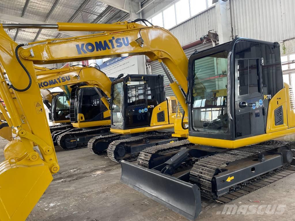 Komatsu PC 70 中型油圧ショベル 7ｔ-12ｔ（ユンボ・パワーショベル・バックホー）