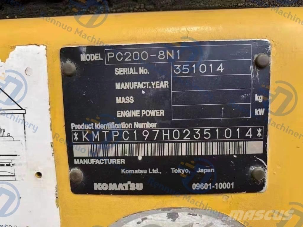 Komatsu PC 200-8N1 大型油圧ショベル12t以上（パワーショベル・ユンボ）