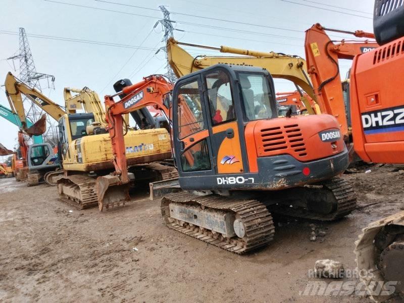 Doosan DH 80 中型油圧ショベル 7ｔ-12ｔ（ユンボ・パワーショベル・バックホー）