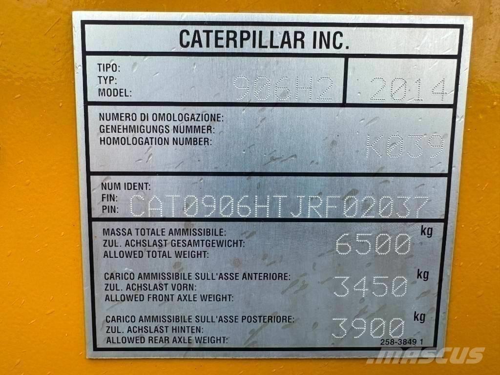 CAT 906 H 2 ホイールローダー・タイヤショベル