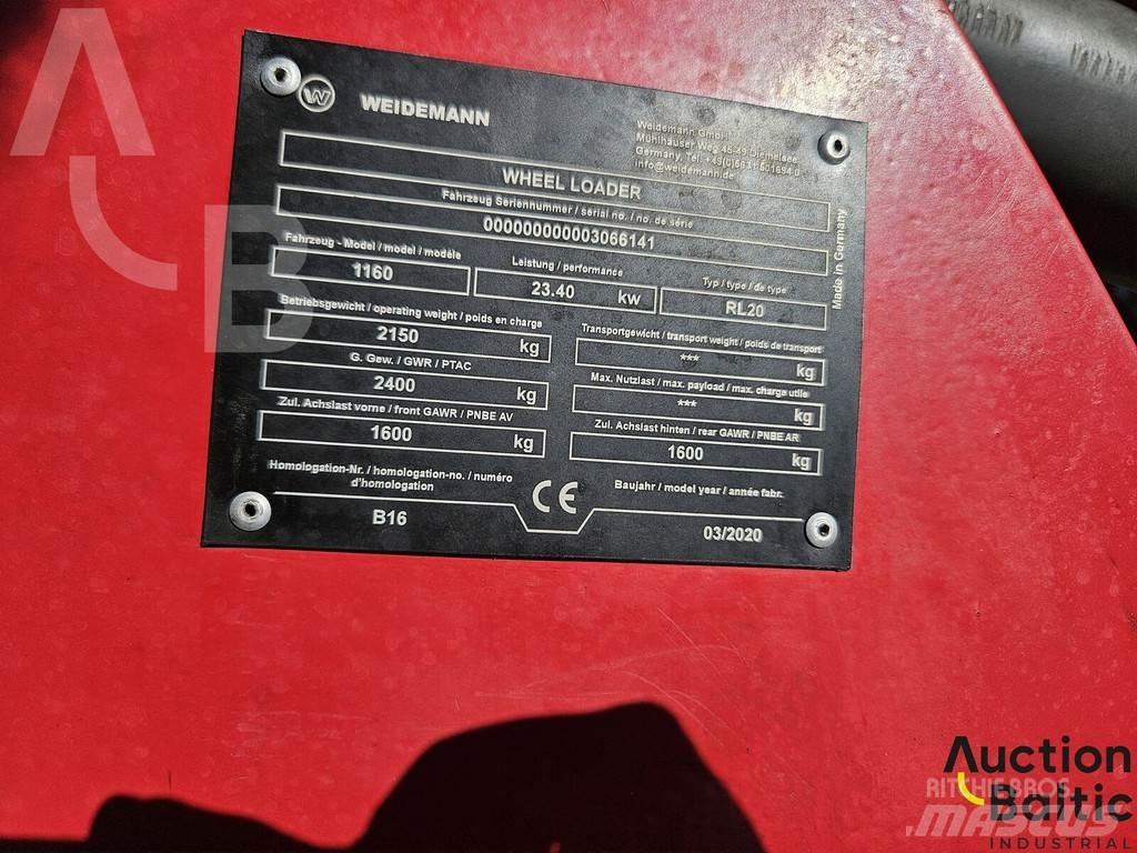 Weidemann 1160 ホイールローダー・タイヤショベル