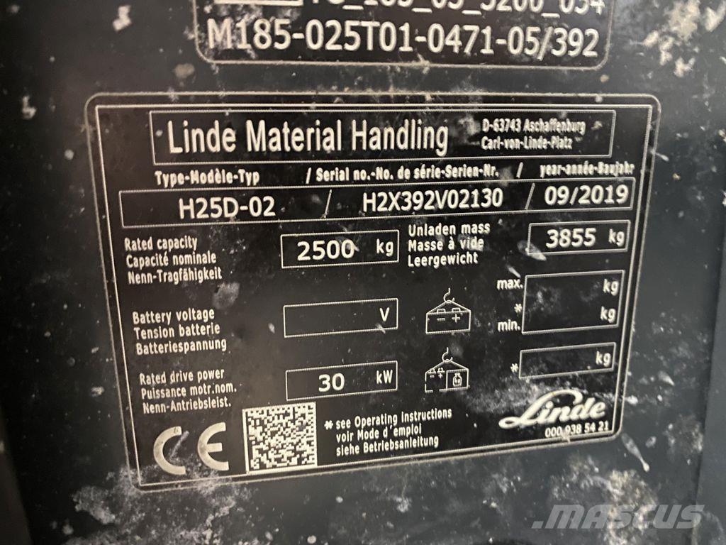 Linde H25D-02 ディーゼル・軽油