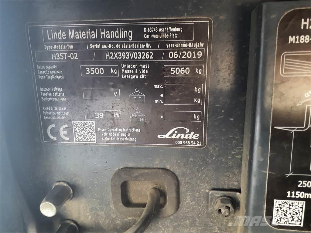 Linde H35T LPGフォークリフト
