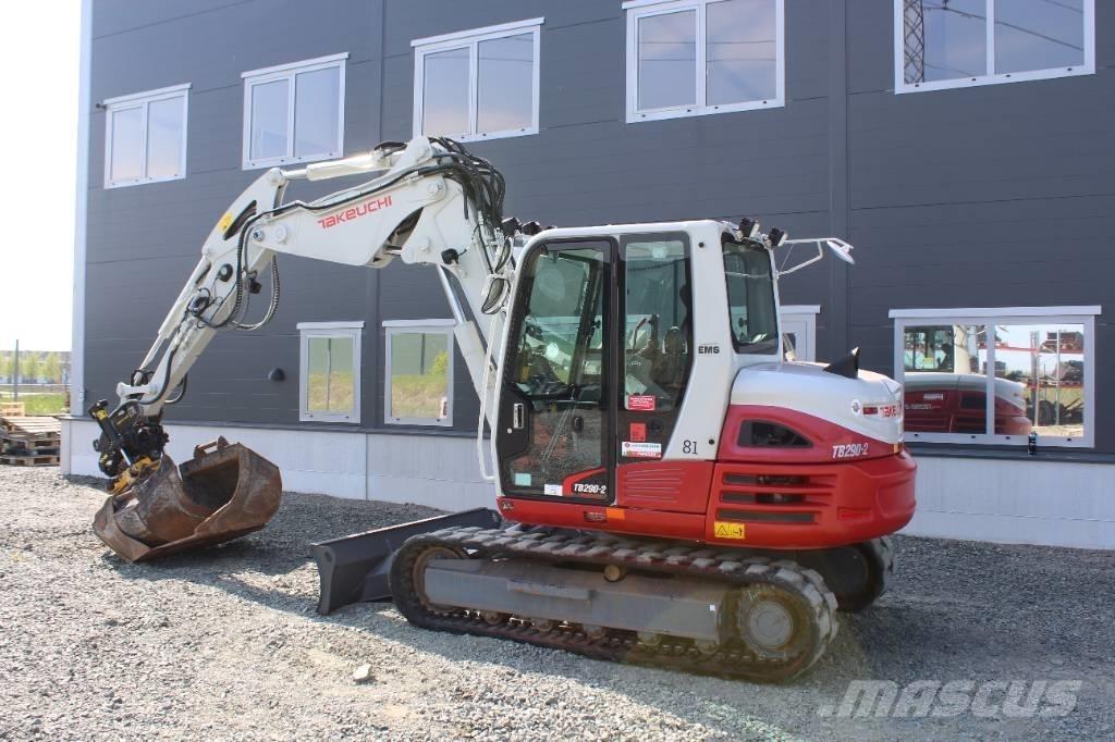 Takeuchi TB 290 中型油圧ショベル 7ｔ-12ｔ（ユンボ・パワーショベル・バックホー）