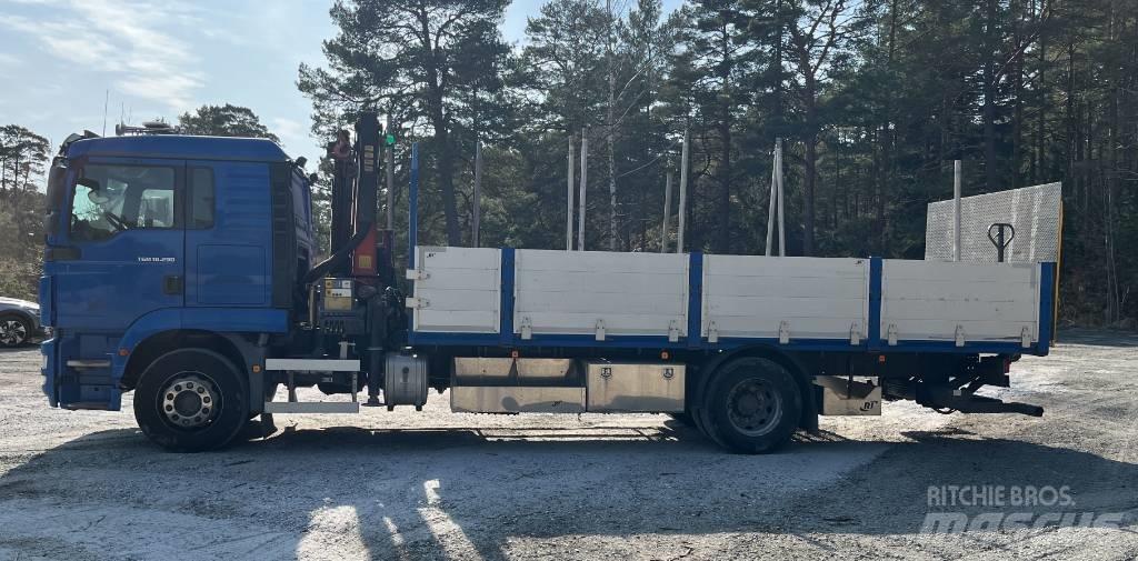 MAN TGM 18.290 クレーントラック、ユニック車