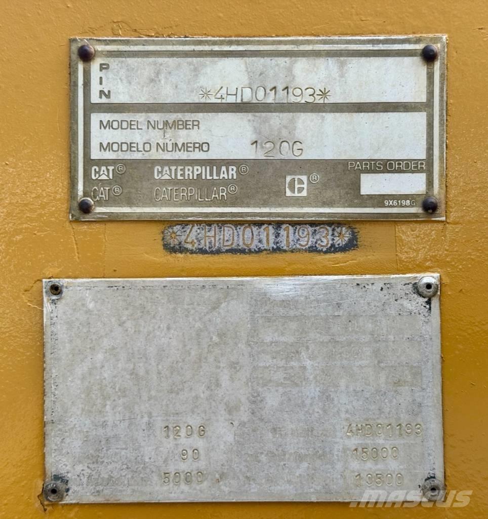 CAT 120 G モーターグレーダー