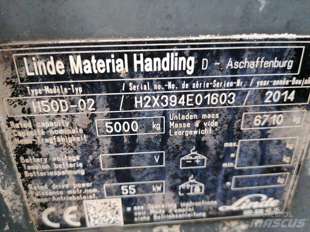 Linde H50D-02 ディーゼル・軽油