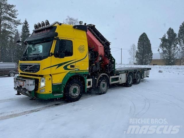 Volvo FM 13 8*4 クレーントラック、ユニック車