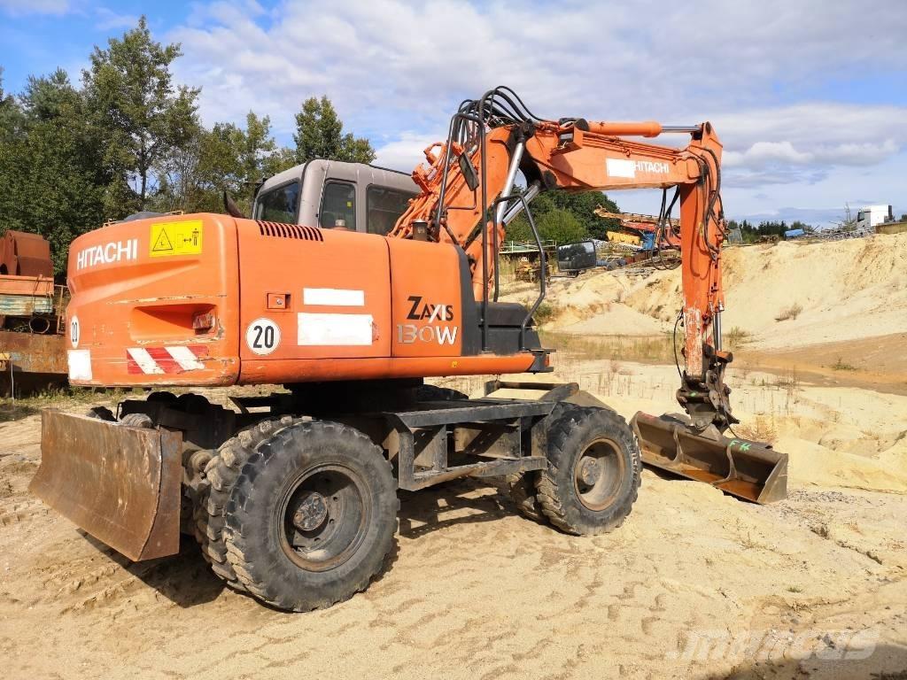 Hitachi ZX 130 W ホイール式油圧ショベル（パワーショベル・ユンボ・バックホー）
