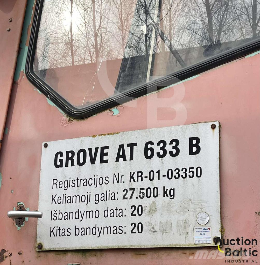 Grove AT 633 B クレーントラック、ユニック車
