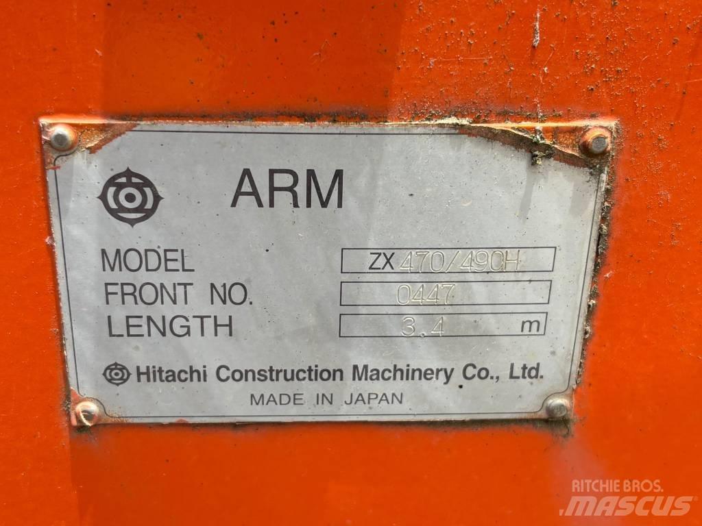 Hitachi Lepelsteel ブーム、アーム