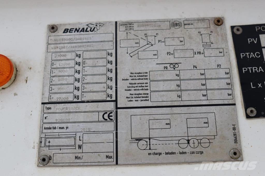 Benalu semis benne ダンプセミトレーラー