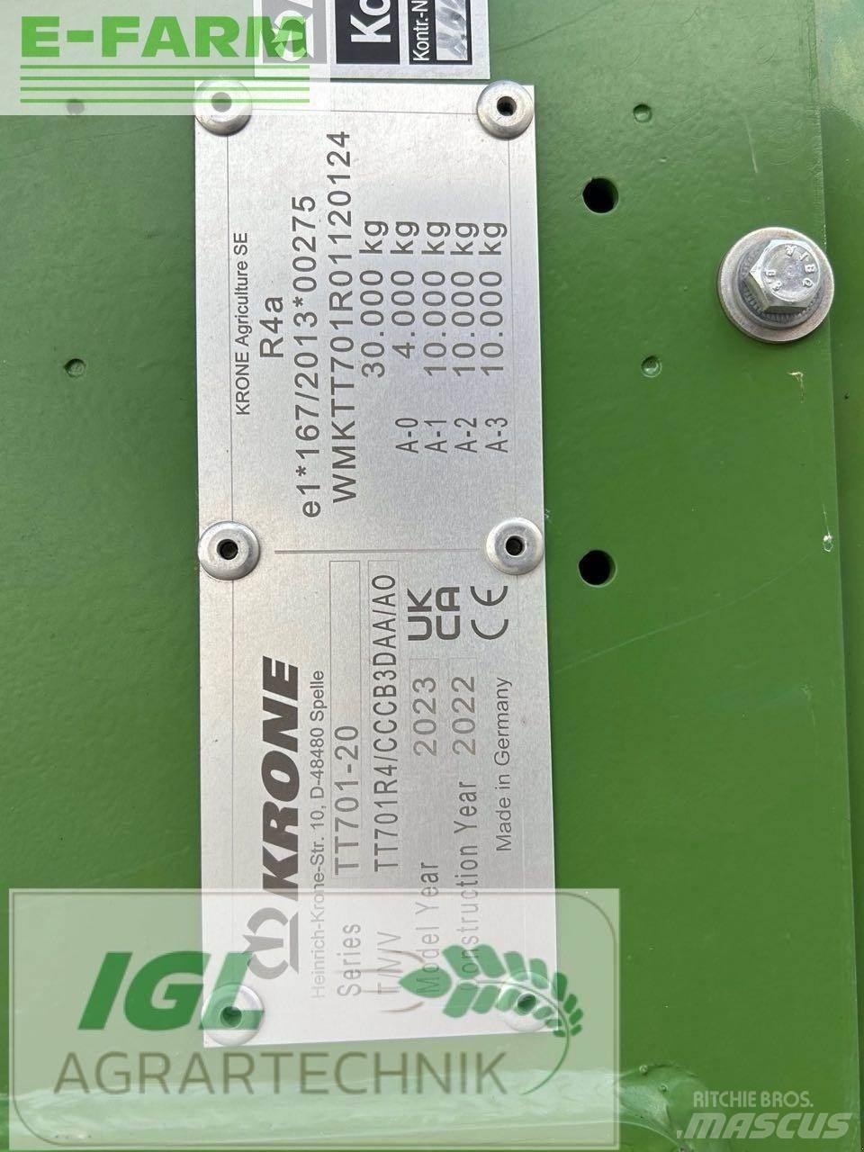 Krone tx 560 グレイン・カート
