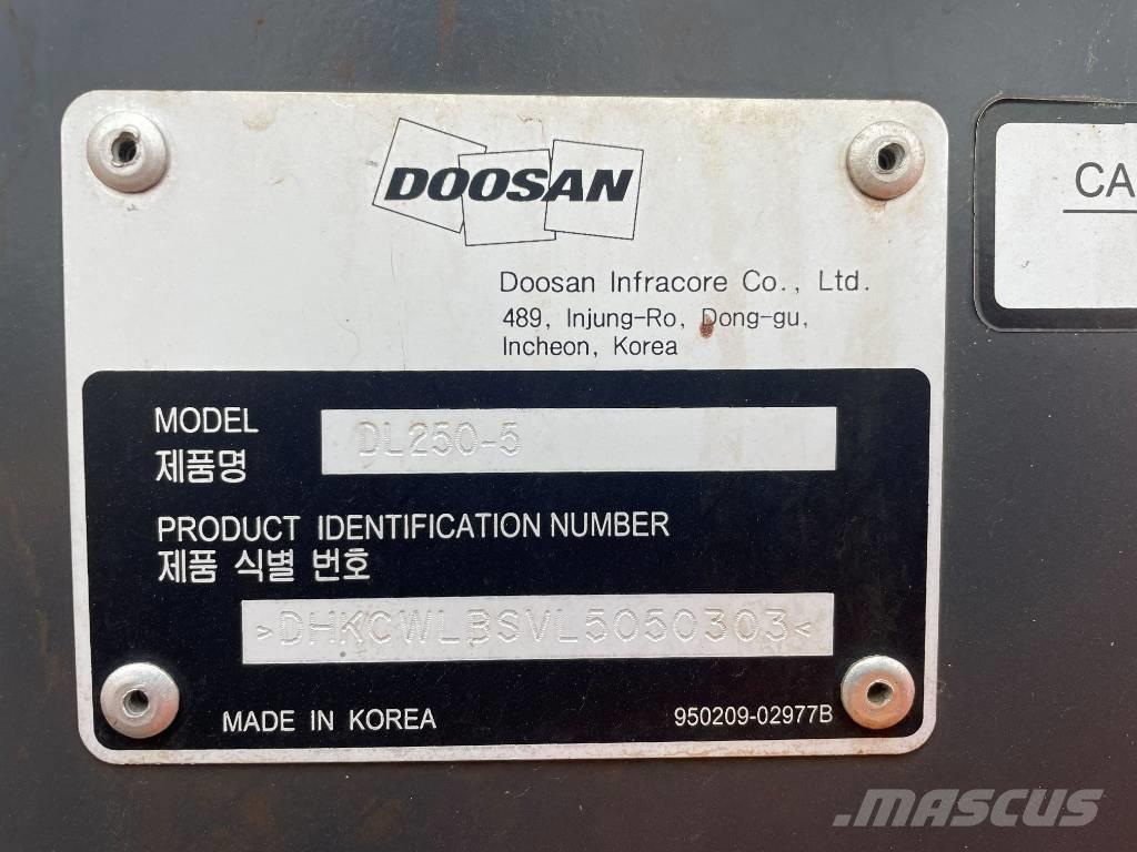 Doosan DL 250 ホイールローダー・タイヤショベル