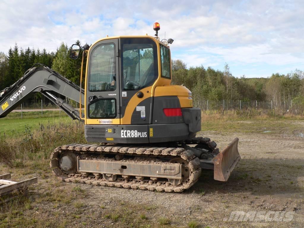 Volvo ECR 88 PLUS 中型油圧ショベル 7ｔ-12ｔ（ユンボ・パワーショベル・バックホー）