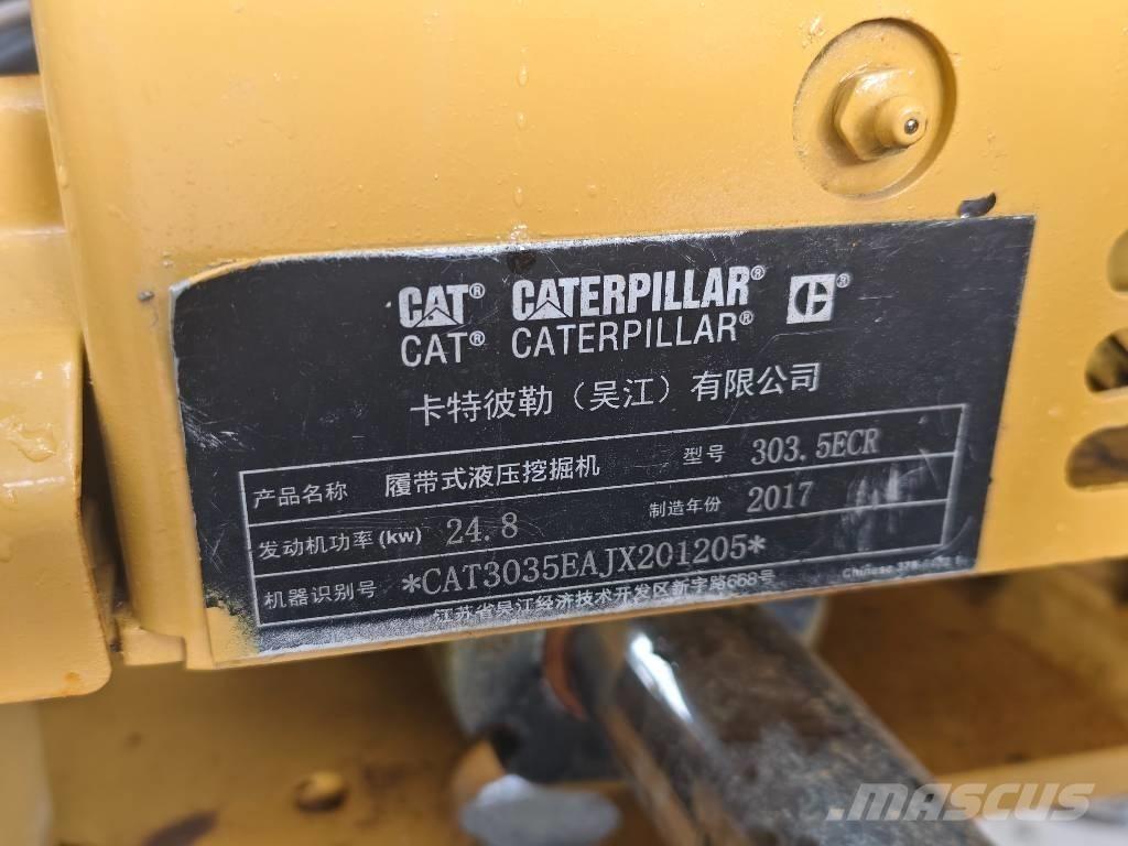 CAT 303.5 E CR ミニ油圧ショベル 7t以下（ミニユンボ・ミニディガー）