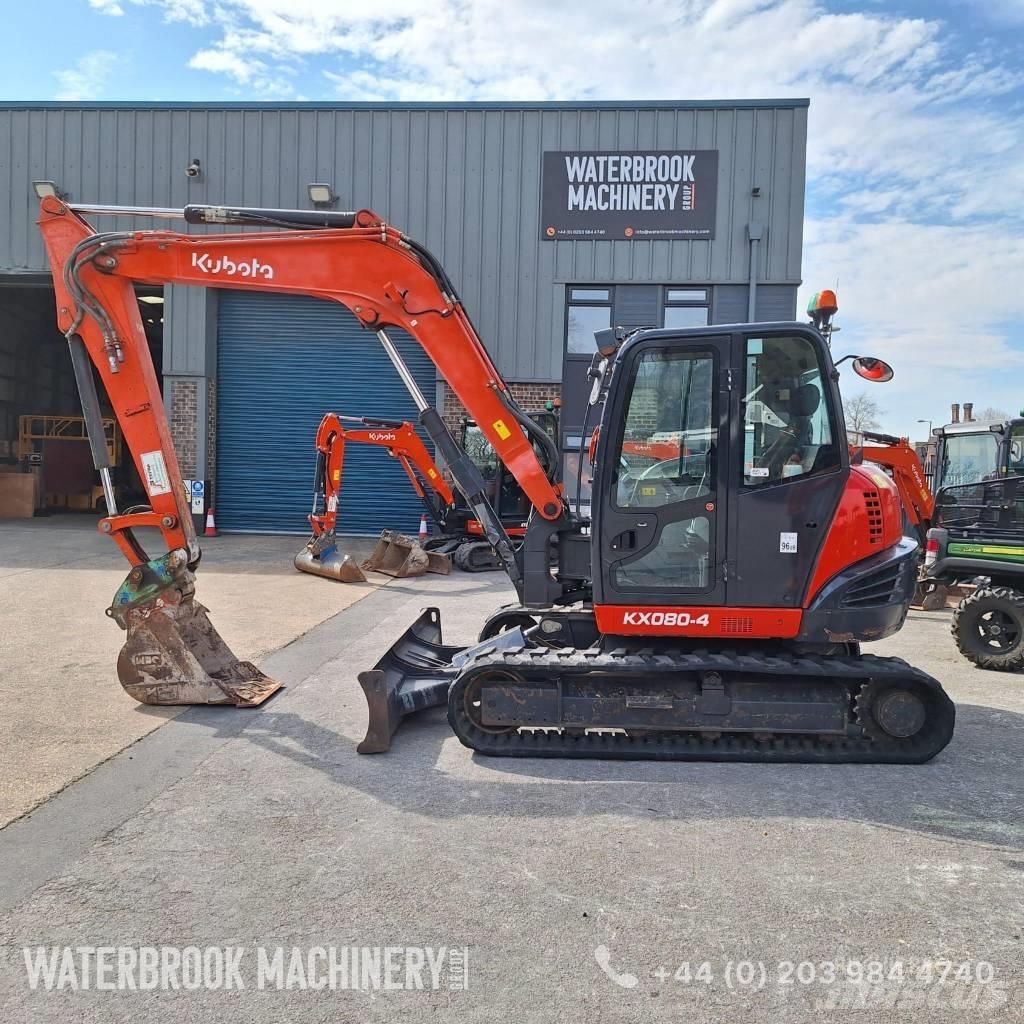 Kubota KX080-4 中型油圧ショベル 7ｔ-12ｔ（ユンボ・パワーショベル・バックホー）