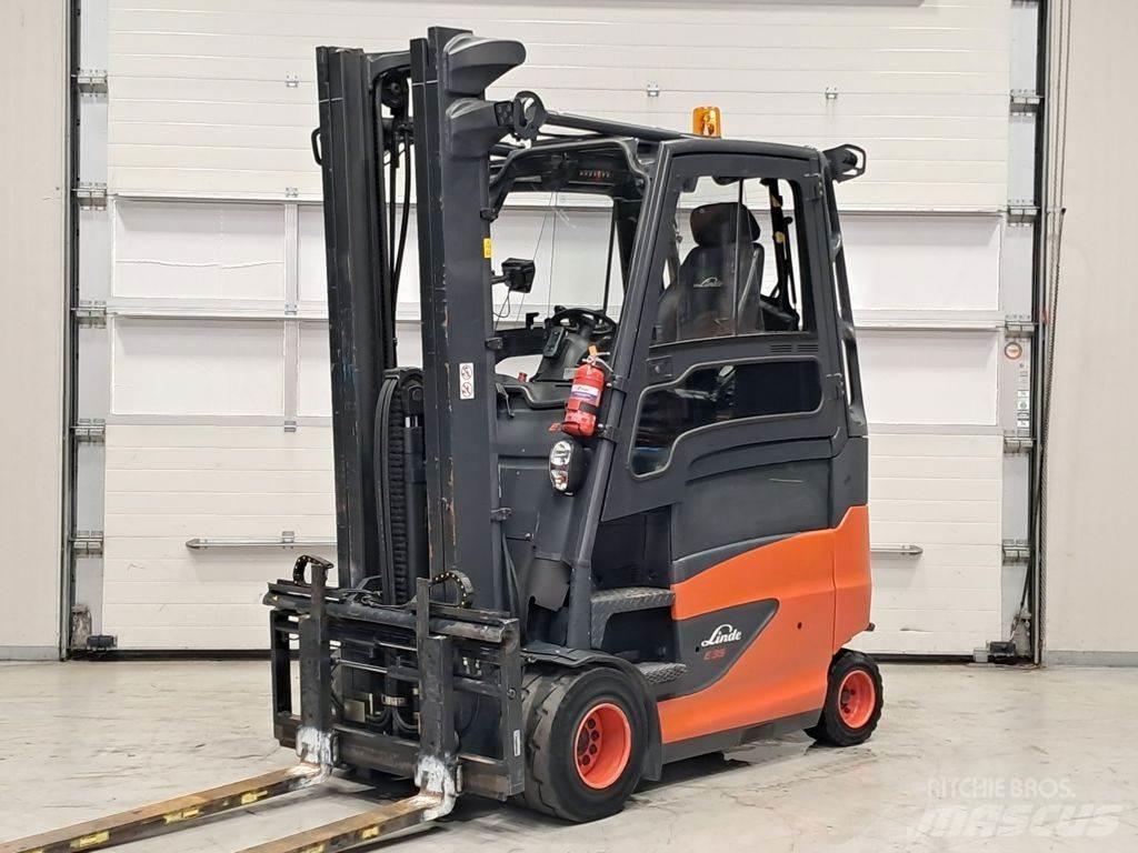 Linde E35HL-01 バッテリーフォークリフト