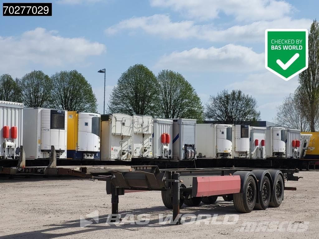 Van Hool 3 axles コンテナフレーム・セミトレーラー