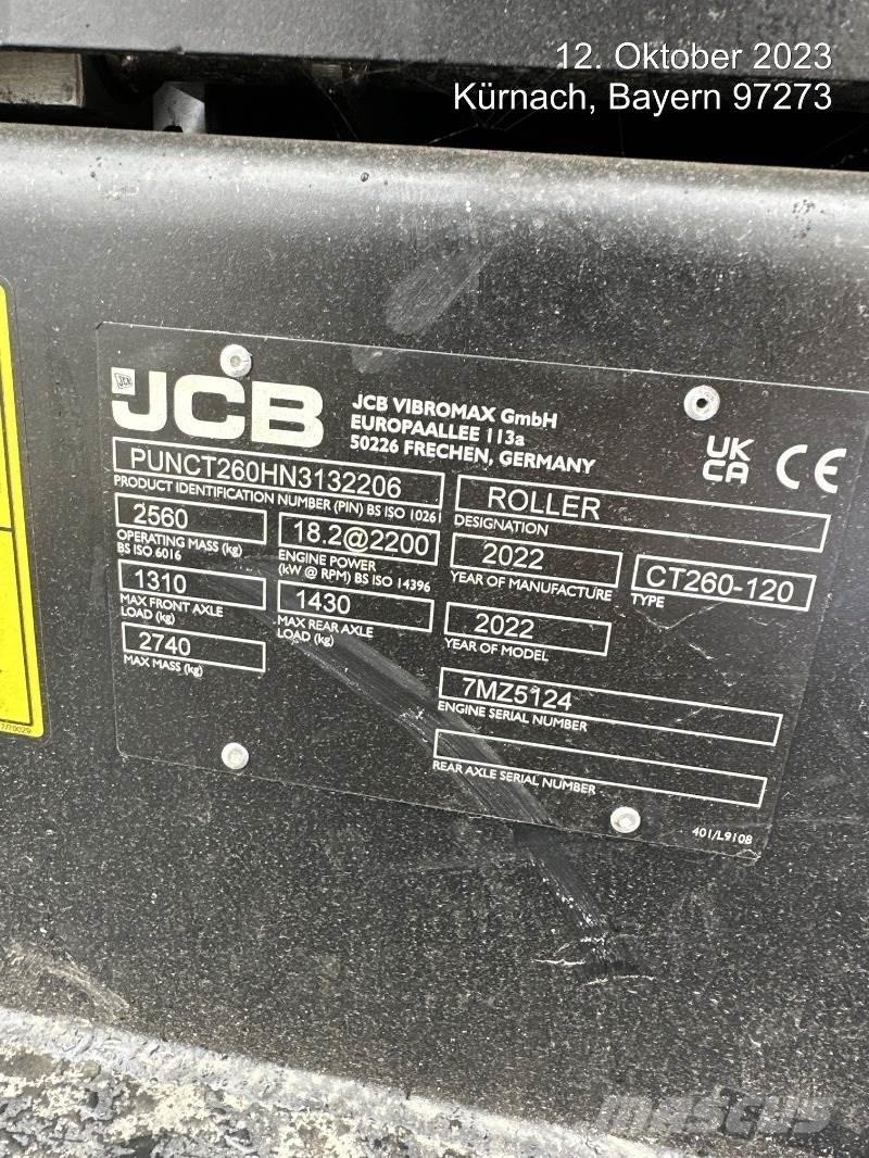 JCB CT260-120 ロードローラー