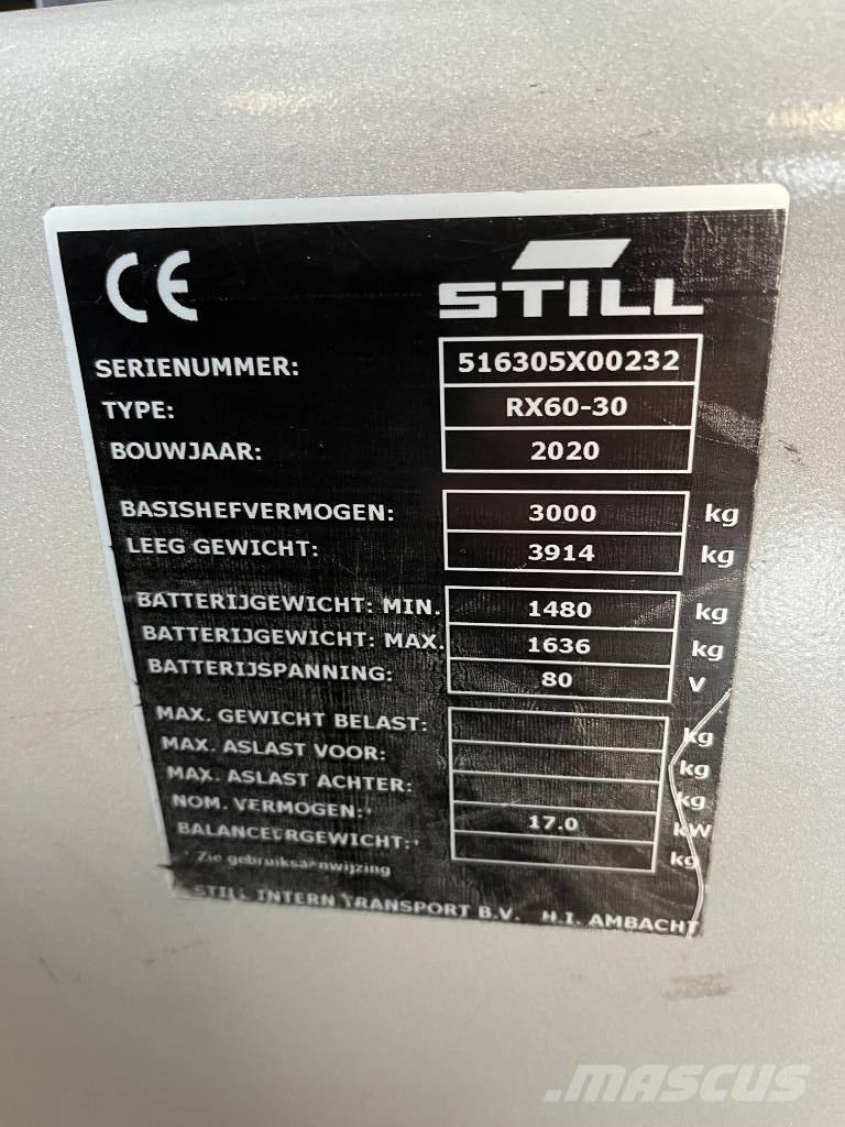 Still RX 60-30 バッテリーフォークリフト