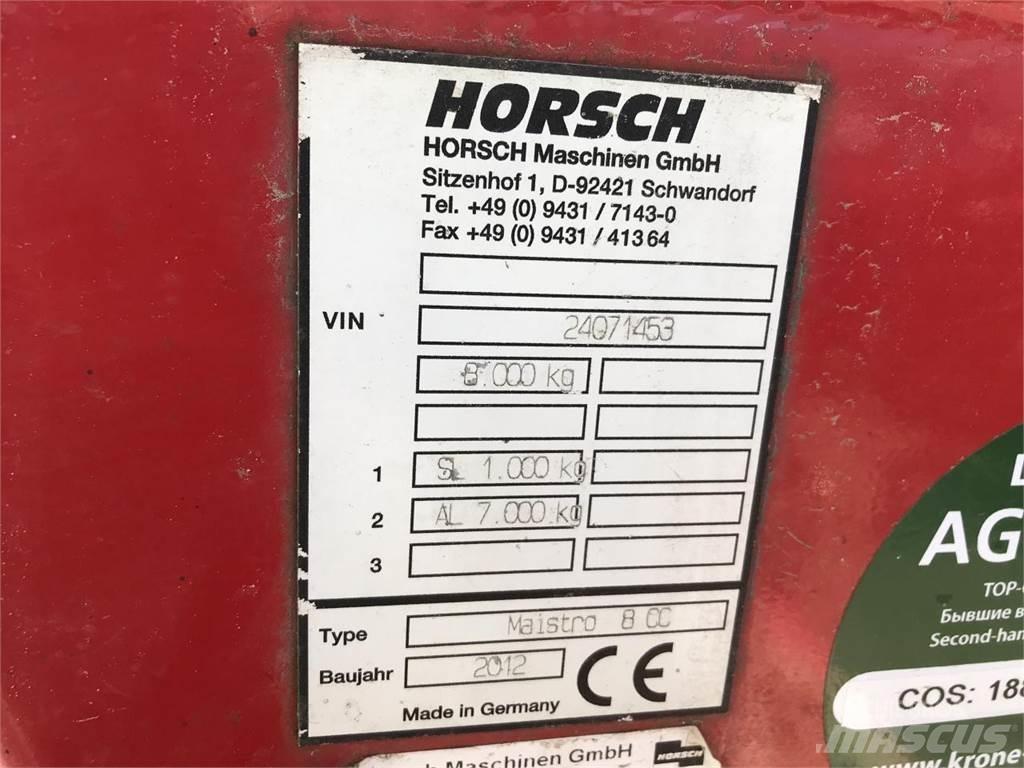 Horsch Maistro 8CC 種蒔き機械