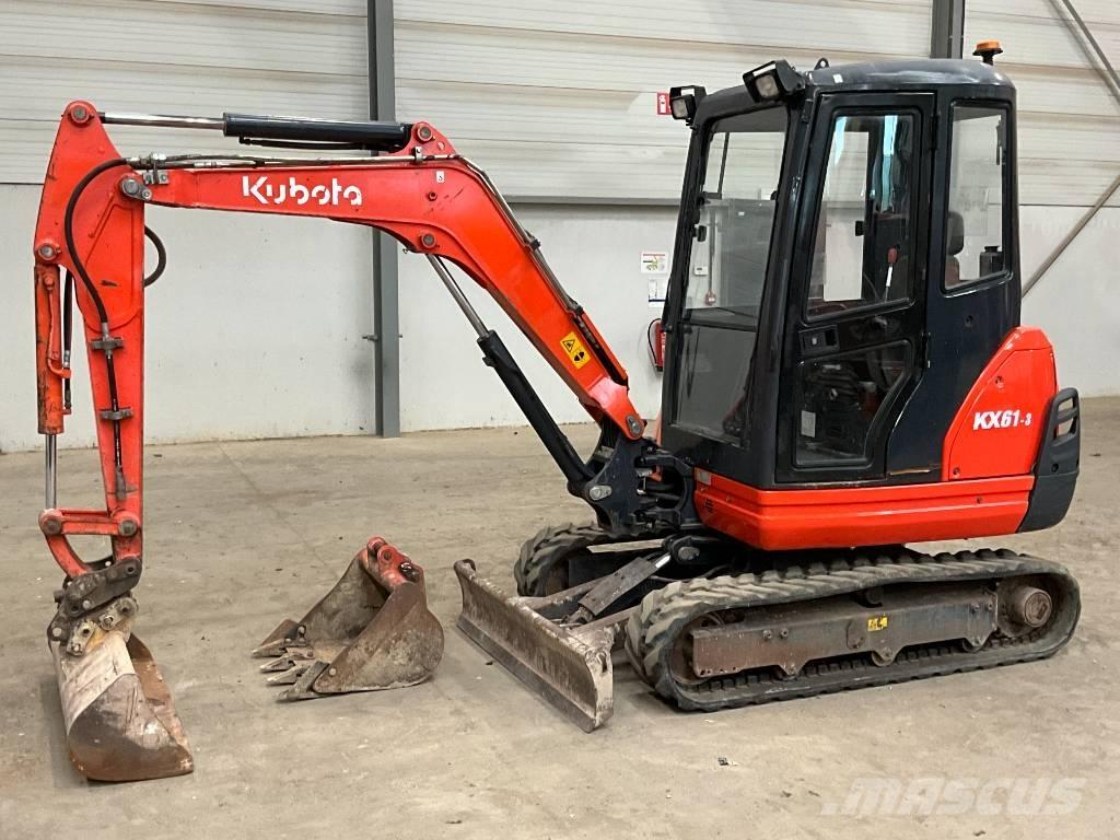 Kubota KX 61-3 ミニ油圧ショベル 7t以下（ミニユンボ・ミニディガー）