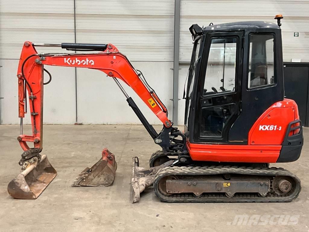 Kubota KX 61-3 ミニ油圧ショベル 7t以下（ミニユンボ・ミニディガー）