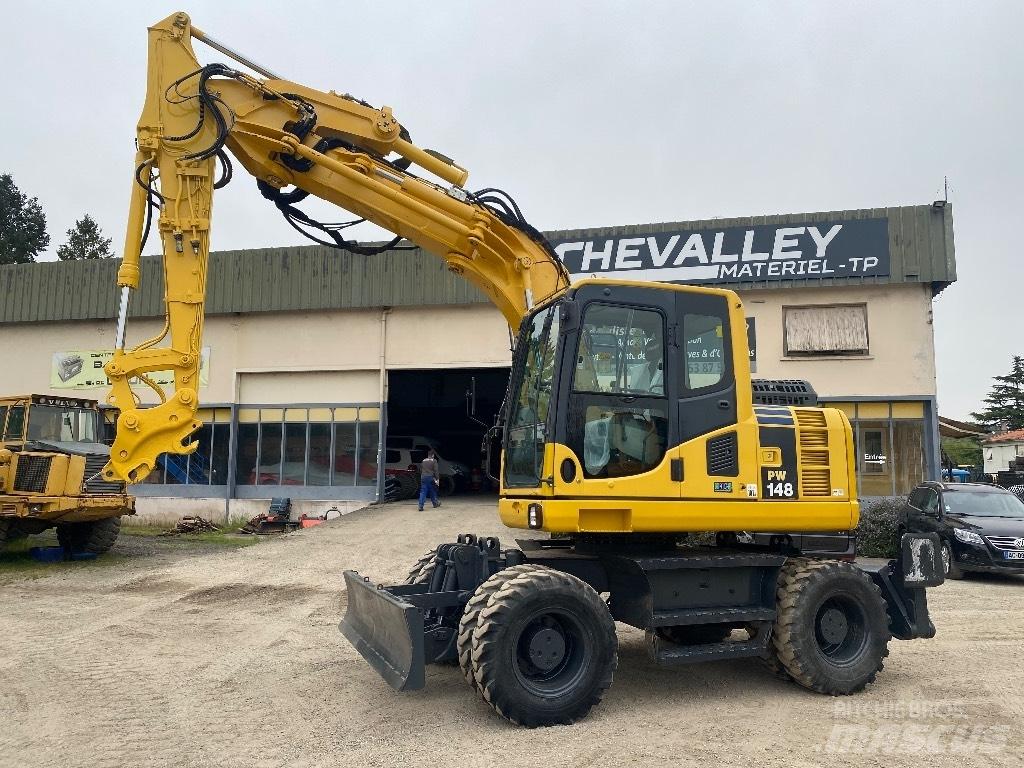 Komatsu PW 148-8 ホイール式油圧ショベル（パワーショベル・ユンボ・バックホー）