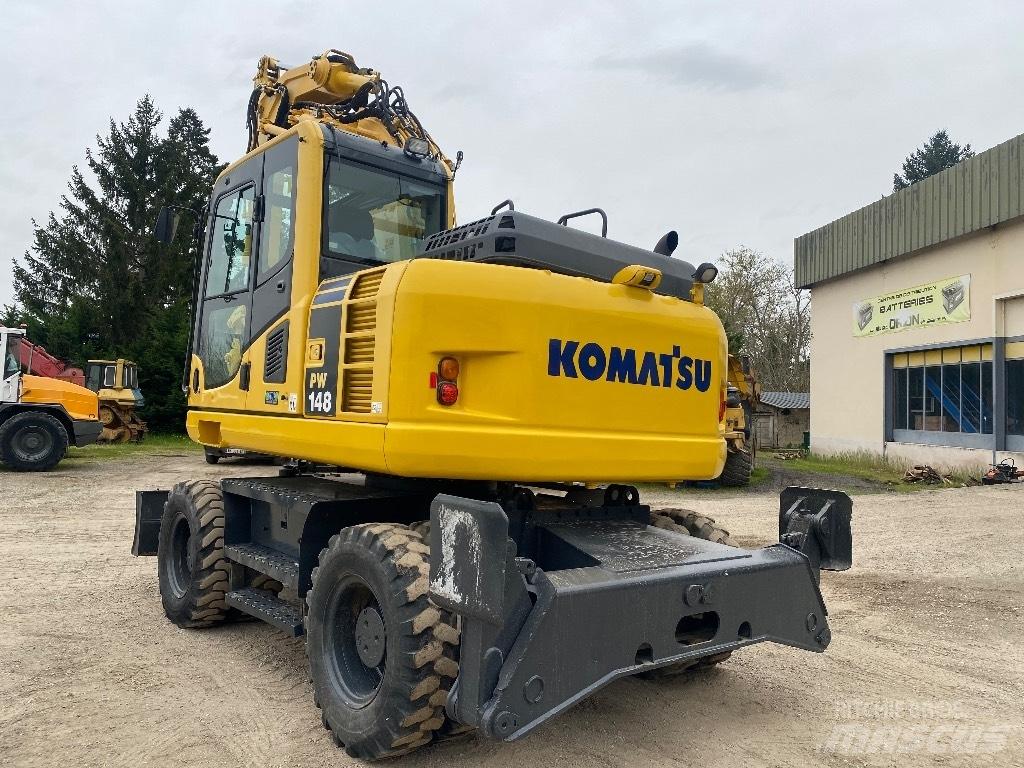 Komatsu PW 148-8 ホイール式油圧ショベル（パワーショベル・ユンボ・バックホー）