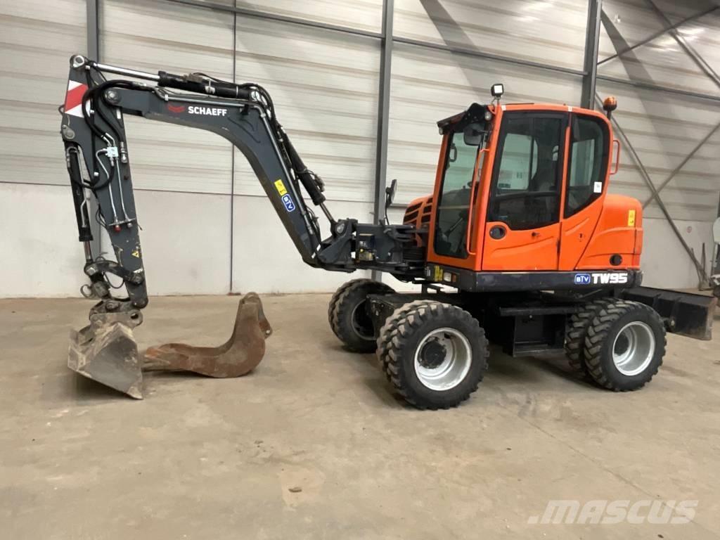 Yanmar TW 95 ホイール式油圧ショベル（パワーショベル・ユンボ・バックホー）