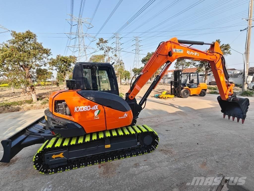 Kubota KX 080-4 中型油圧ショベル 7ｔ-12ｔ（ユンボ・パワーショベル・バックホー）