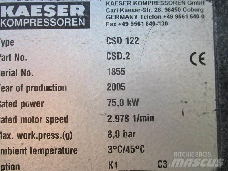 Kaeser CSD 122 コンプレッサー