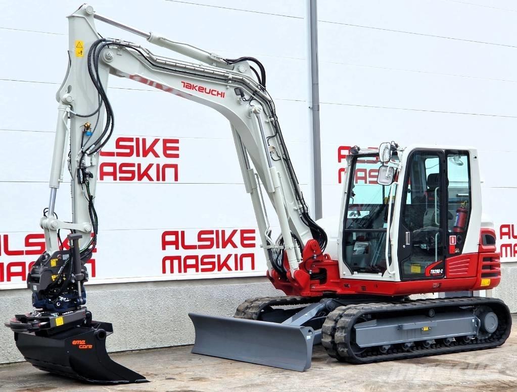 Takeuchi TB290-2 中型油圧ショベル 7ｔ-12ｔ（ユンボ・パワーショベル・バックホー）