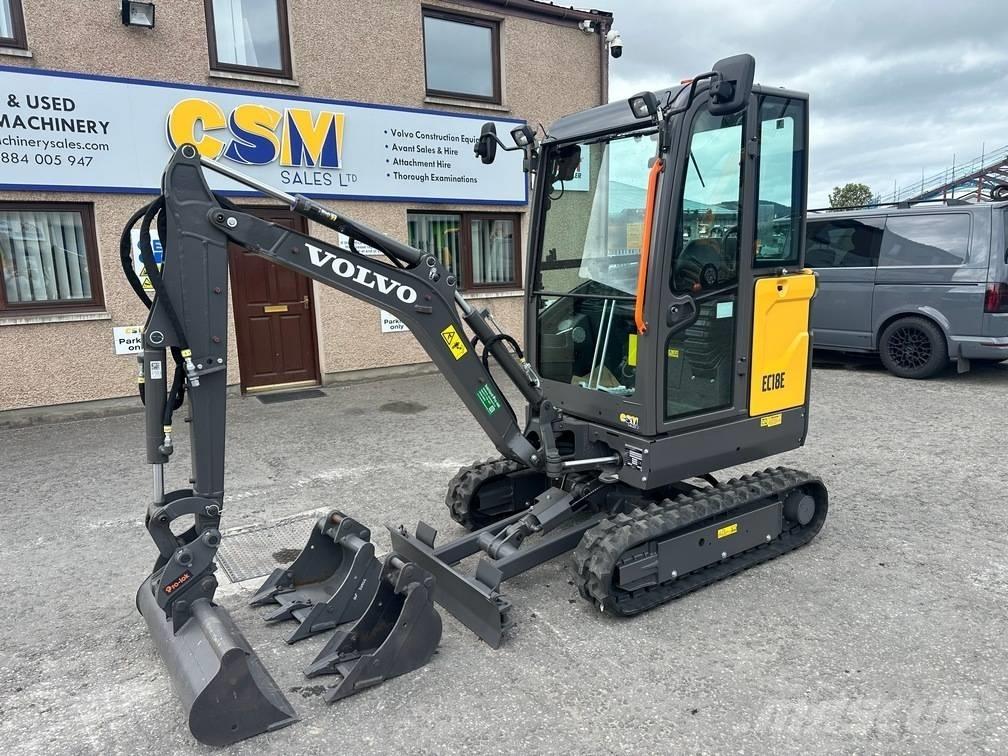 Volvo EC 18 E ミニ油圧ショベル 7t以下（ミニユンボ・ミニディガー）