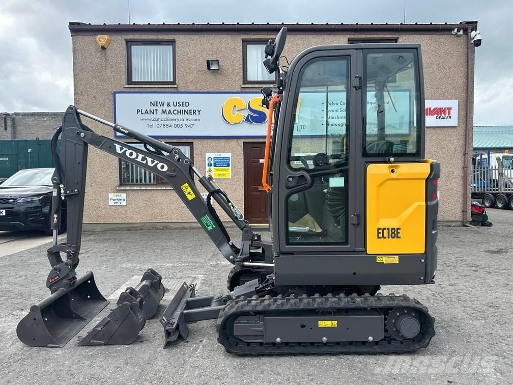 Volvo EC 18 E ミニ油圧ショベル 7t以下（ミニユンボ・ミニディガー）