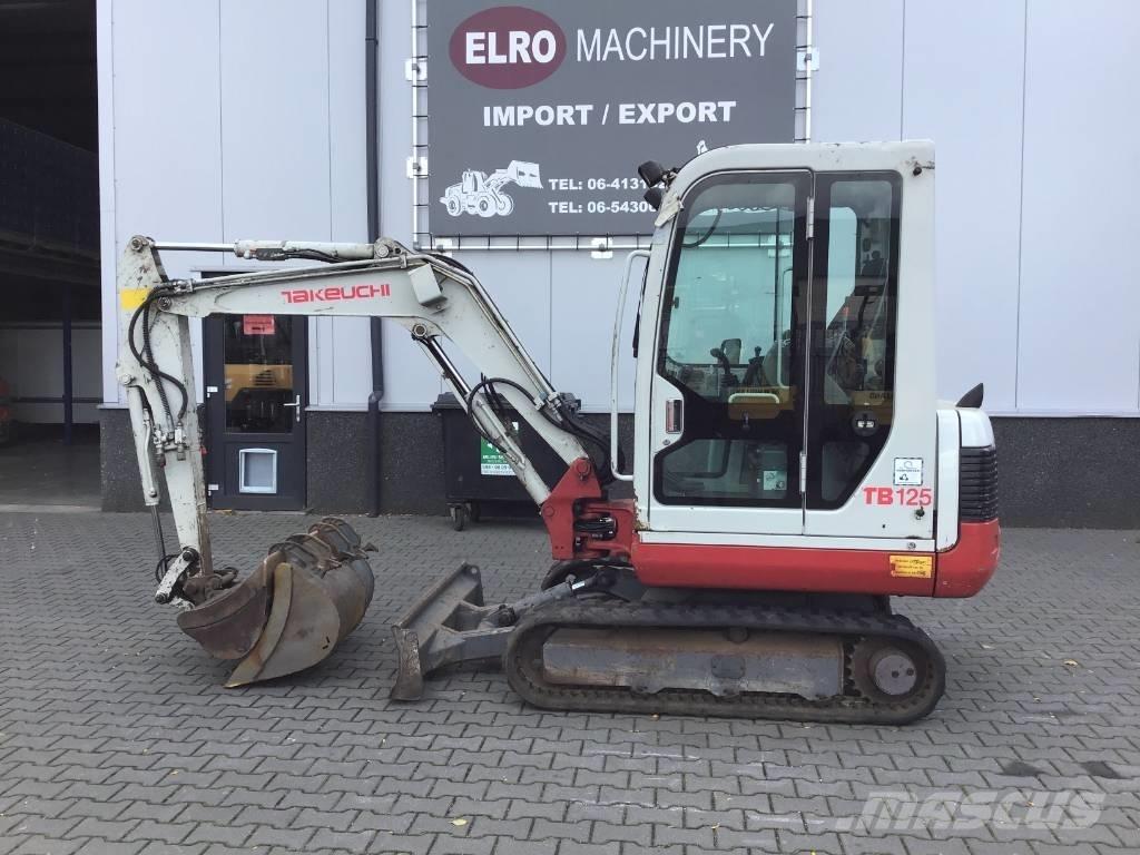Takeuchi TB 125 ミニ油圧ショベル 7t以下（ミニユンボ・ミニディガー）