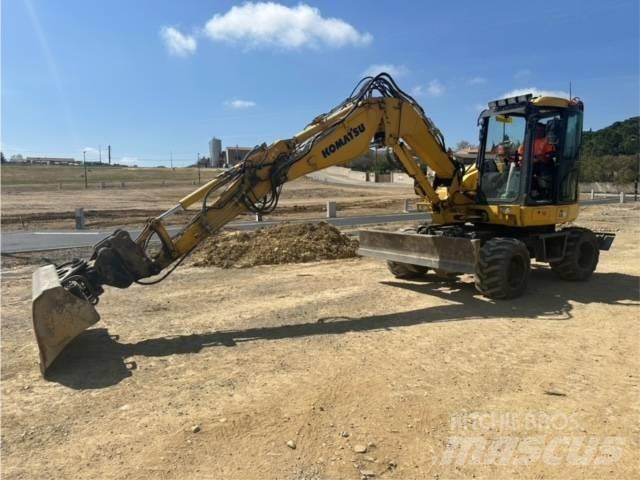 Komatsu PW98 MR-10 ホイール式油圧ショベル（パワーショベル・ユンボ・バックホー）