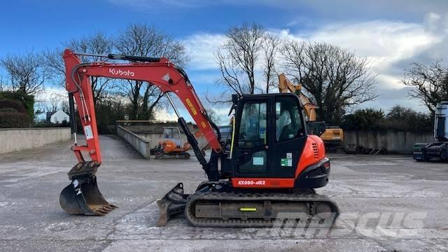 Kubota KX 080-4 中型油圧ショベル 7ｔ-12ｔ（ユンボ・パワーショベル・バックホー）
