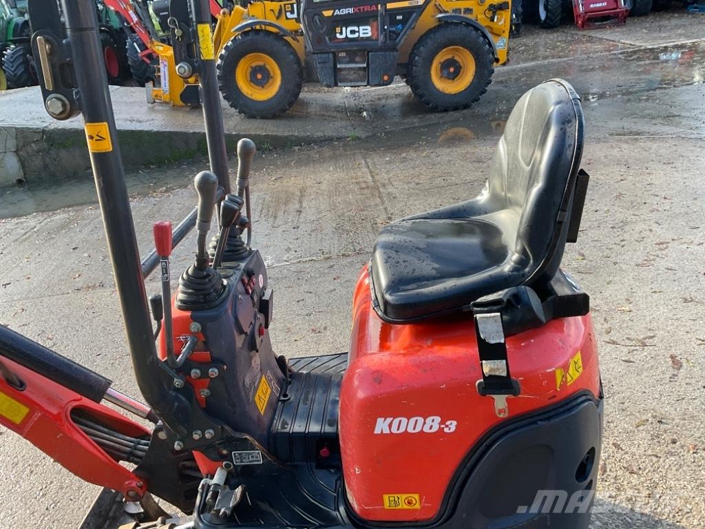Kubota K 008-3 ミニ油圧ショベル 7t以下（ミニユンボ・ミニディガー）