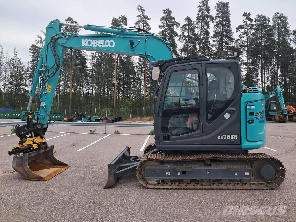 Kobelco SK75SR-7 中型油圧ショベル 7ｔ-12ｔ（ユンボ・パワーショベル・バックホー）