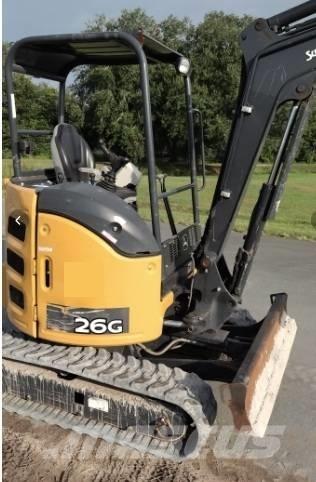John Deere 26G ミニ油圧ショベル 7t以下（ミニユンボ・ミニディガー）